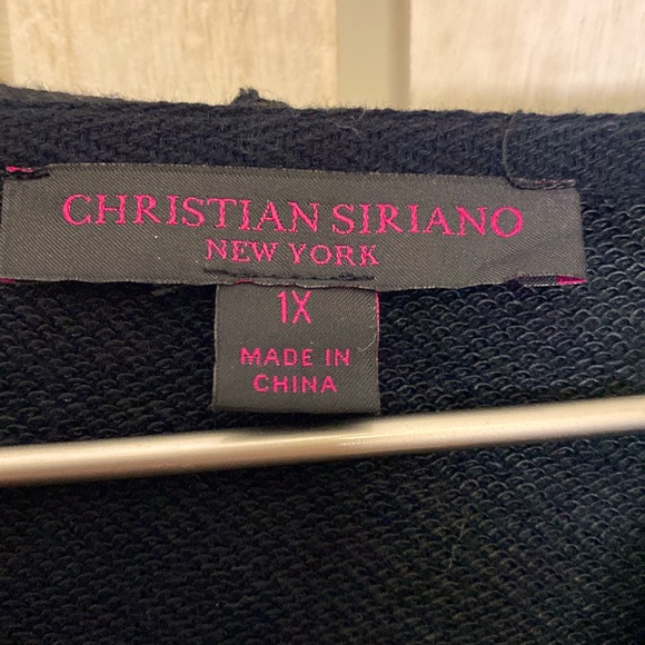 Christian Siriano Ponte A-line Hooded Jacket Size 1X - Picture 3 of 10